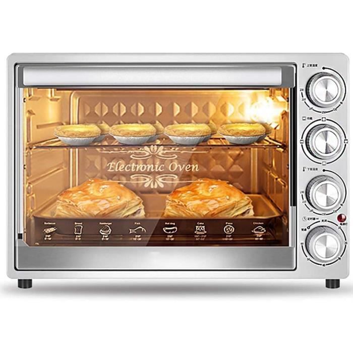 Jata JEHN0910 Four électrique De Bureau, 800 W, Capacité 10 Litres Fonction Grill Minuterie Thermostat Reglable Grill Di Mini Four 8421078036012