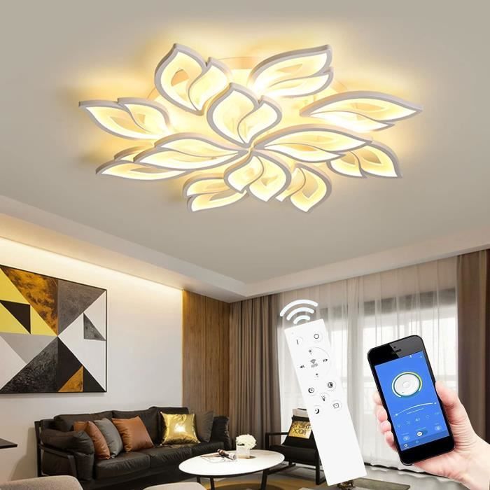 Plafonnier LED Étoile Enfant 42cm Dimmable 3000K-6000K Télécommande Chambre Bébé Garçon Fille