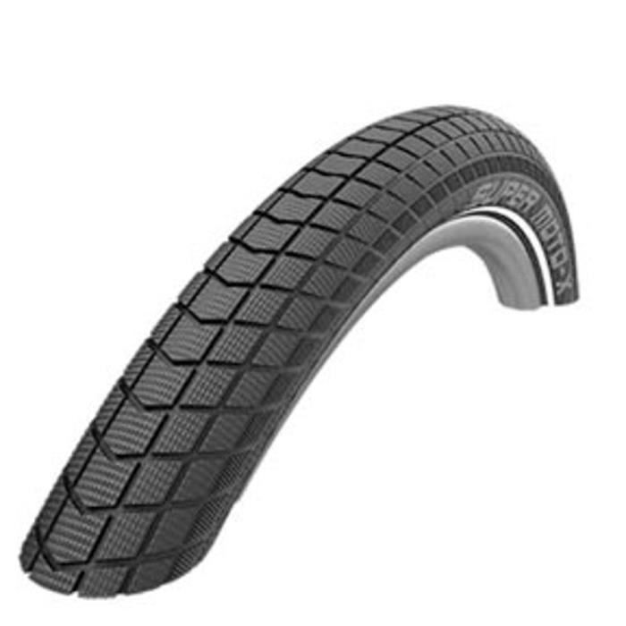 Pneu Schwalbe TR Super Moto - Bande anti-crevaison - Noir - 20x2,40