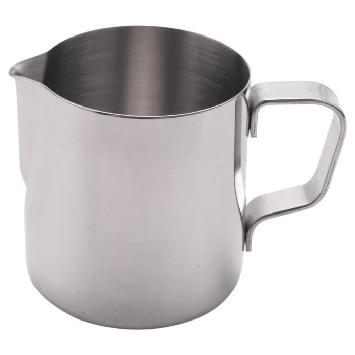 Pichet à Lait En Inox 200 Ml – Pour Mousser Le Lait Et Réaliser Latte, Cappuccino – Artisanat Café Et Mousse Maison