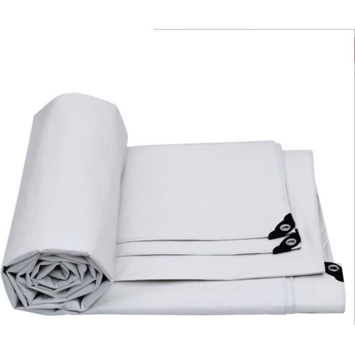 Bâche Bois 3x6 M Blanc Crème - Garantie 8 Ans TECPLAST - LP640BO - Bâche De Protection étanche