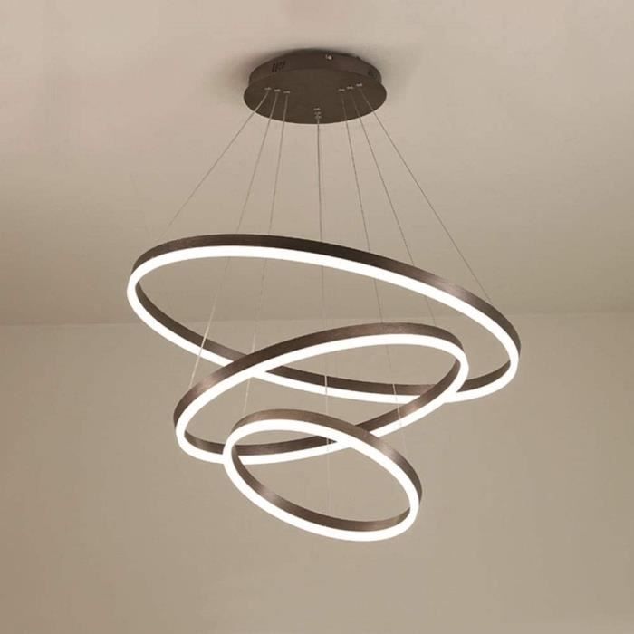 Lichtsse 85W Suspension LED, 5950LM Lustre LED Réglable en Hauteur