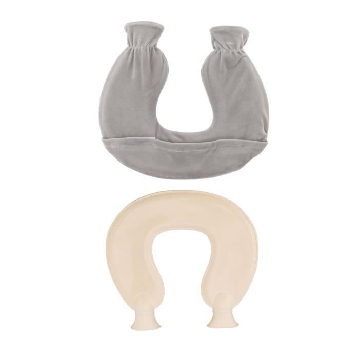 Bouillotte Cervicale En Forme De U - 1,4 Litres - Pour Douleurs Nuque & Dos