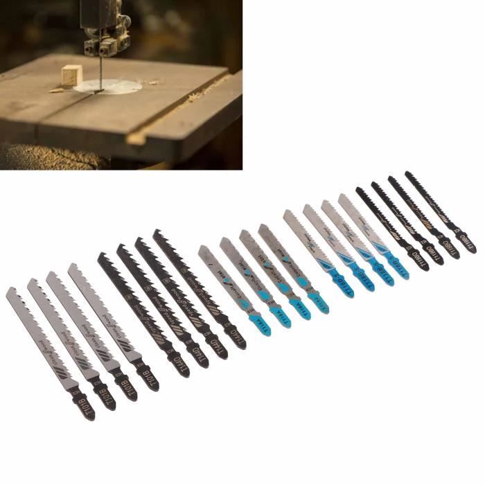 Jeu De 25 Lames De Scie Sauteuse JOEJONI - Pour Bois, Métal, Plastique, Coffret Inclus