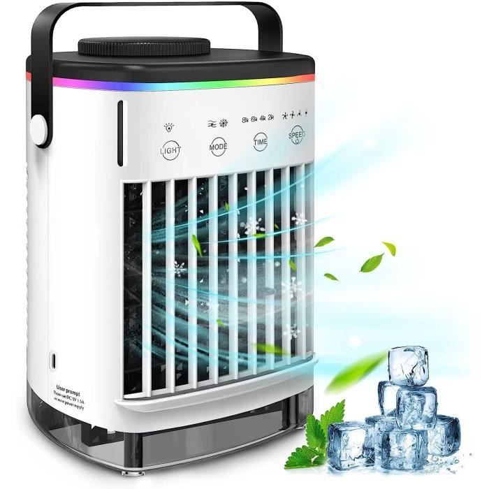 Refroidisseur D Air Portable 5 En 1 Pour Climatiseur Mobile Avec 