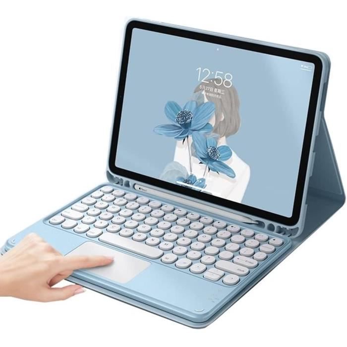 Étui Clavier Amovible Rétroéclairé IPad 10e/11e Génération 10,9" 11" - Pavé Tactile AZERTY Français