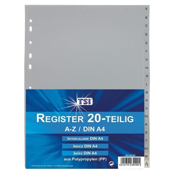 DURABLE Registro In Plastica Con Stampelle A4 - Foratura Universale, 15 Fogli, Grigio - 3