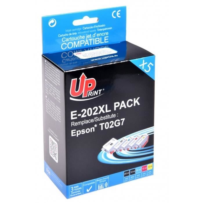 UPRINT PACK 4 CARTOUCHES COMPATIBLE EPSON 604XL