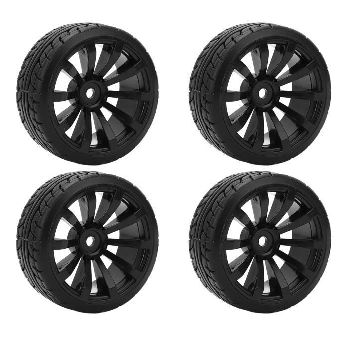 🏎️ KEEDA Llantas De Aleación 52 Mm Para RC 1:10 – Drift Y On-Road, Set De 4 En Negro O Azul