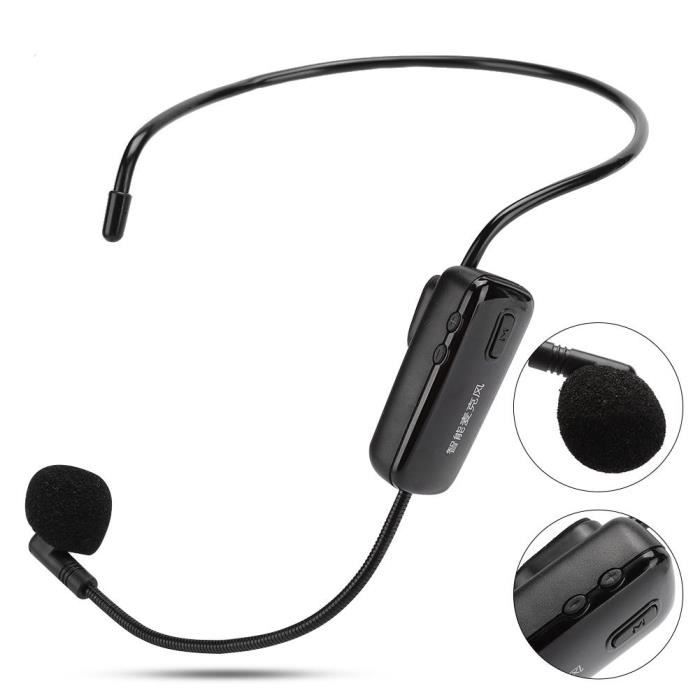 Casque Oreillette 2 Broches Avec Micro Pour Radio Icom IC-V8/V80/V82/V85 - Ergonomique, 120 Cm
