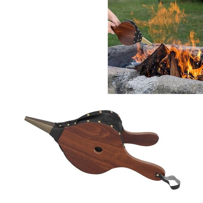 Outil Barbecue Manuel Ventilateur Manuel Barbecue - Allume-feu Portable Pour Camping Et Plein Air Soufflette Barbecue Camping