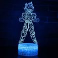 3D Lampes Illusions Dragon Ball Son Goku Lampe Veilleuse LED 7 Couleurs Télécommande Touch Mood Décoration Lamp de Table Cadeau-1