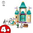 LEGO 43204 Disney Princess Les Jeux au Château d’Anna et Olaf, Reine des Neiges Jouet, et Figurines de Chevaux, Enfants Dès 4 Ans-1