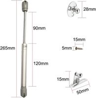 Ressort à Gaz Universel 240-320 Mm - Force 15 Kg/150N - Pour Hayon Voiture, Capot, Placard, Meuble - Acier Au Carbone - 8