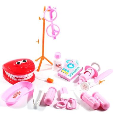 Générique Kit Dentiste,Jeu D'imitation Réaliste Et Éducatif,Trousse Médecin Détaillée - pour Salle de Classe Maternelle École Primaire Fêtes Activités
