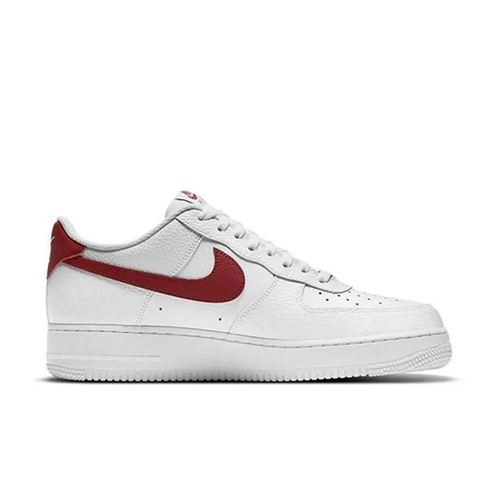 Nike air force 1 07 red and white sales