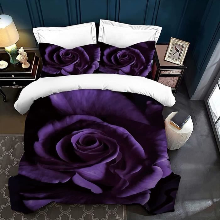 Rose Rose Housse De Couette Adulte, Housse De Couette 200 X 200, Rose