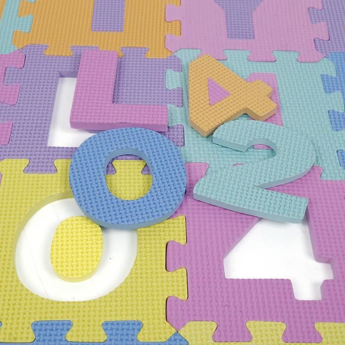 PE-Puzzle Tapis bébé en Mousse Dalles en Mousse Tapis de Jeu Lettres PE-Puzzle Tapis bébé en Mousse Dalles en Mousse Tapis de Jeu Lettres