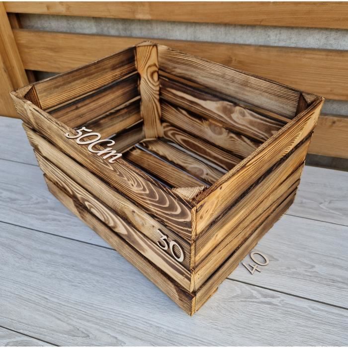 Small Foot – 3 Petites Caisses En Bois Naturel – 10,5x8x5,5 Cm – Jeu De Marchande Et Décoration – Dès 3 Ans