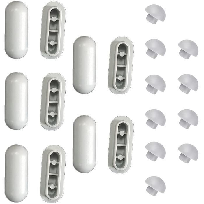 Patin Abattant WC Plastique Siege Toilette pare Chocs Remplacement Kit Tampon Abattant WC pour Siege de Toilette Amortisseur S 65 Cdiscount Bricolage