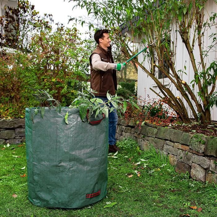 Sac Jardinage 100L avec Poignées - Sac Jardinage Dechets