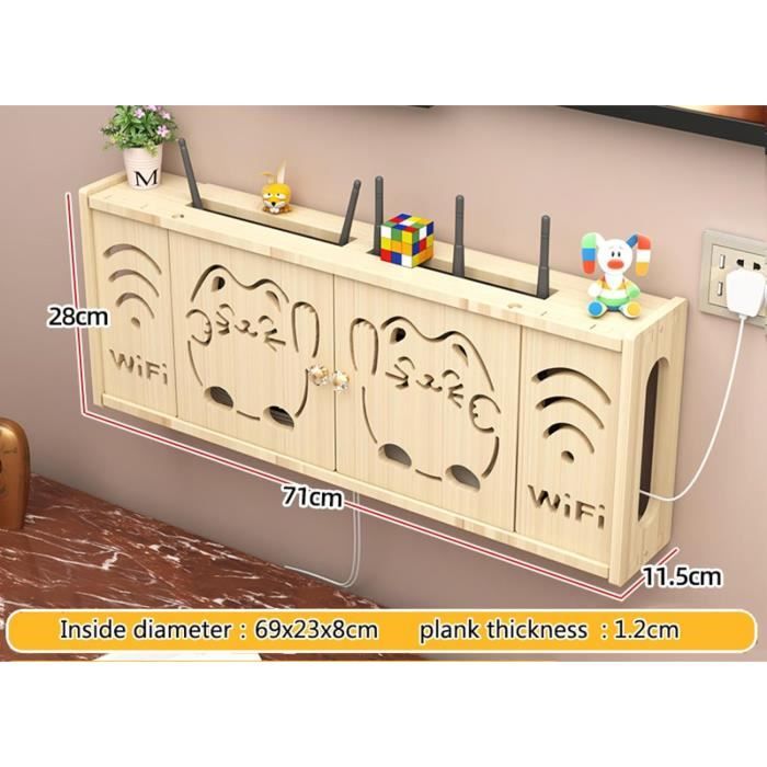 Etagere Pour Decodeur Et Box Rangement Box Internet Étagères Murales ...