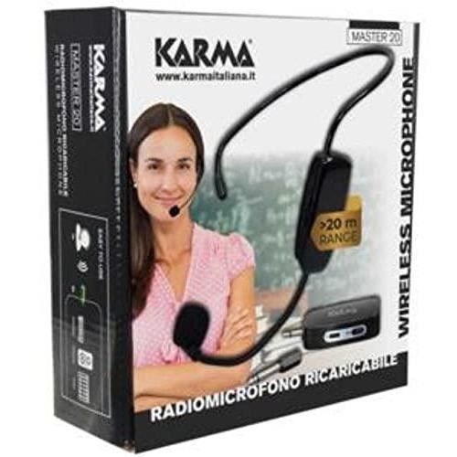 Microphone sans fil rechargeable UHF KARMA Italiana MASTER-20