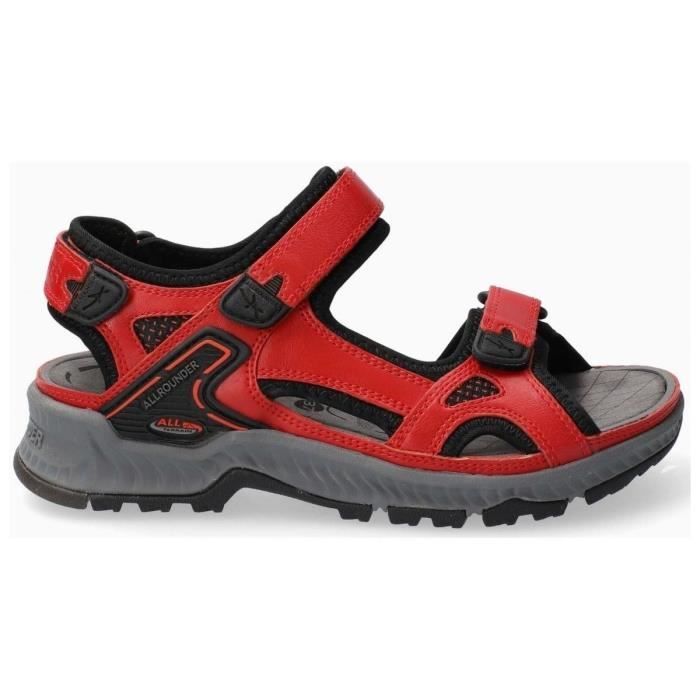 Sandales Femme All Rounder by Mephisto Westside Rouge Bandes auto agrippantes Semelle Grip adherente Rouge Cdiscount Chaussures