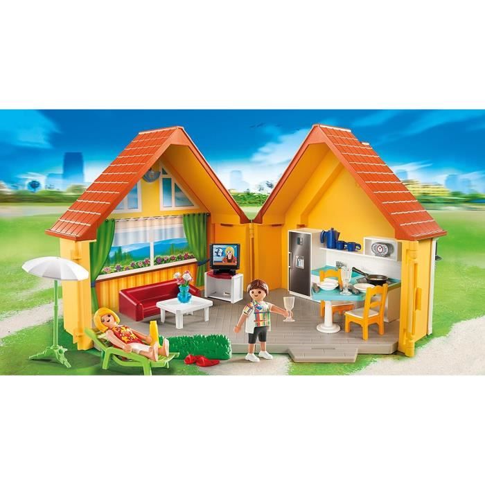 Maison transportable playmobil - Cdiscount