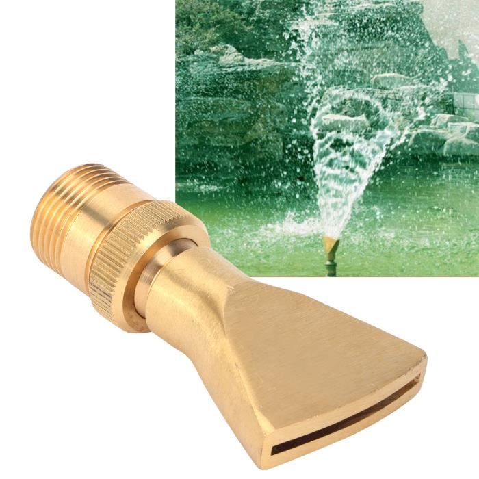 Buse à jet d'eau FY en laiton pour distributeur d'asphalte, buse à jet plat industrielle pour pulvérisation d'eau
