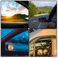 Déflecteur d'air Pour VW Golf VII 2013-2019, Déflecteurs de Vent Pluie, Noir, 4 Pcs-2