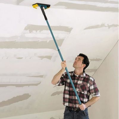 Manche Télescopique Wolfcraft 1,20m à 2m - Pour Ponceuse Placo Et Rouleau Peinture - Idéal Plafonds Et Murs Hauts