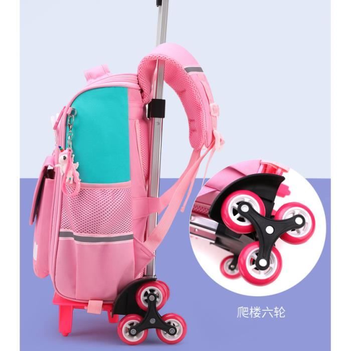 Sac à Dos à Roulettes Cartable à Roulettes Tanou 25L Roues