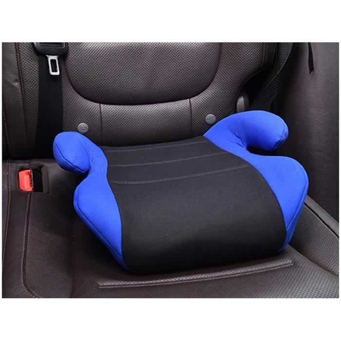Rehausseur De Siège Enfant 10 Cm - Housse En Cuir PU Lavable, Mousse Haute Densité - Avec 2 Sangles De Sécurité Antidérapantes - Portable - 10