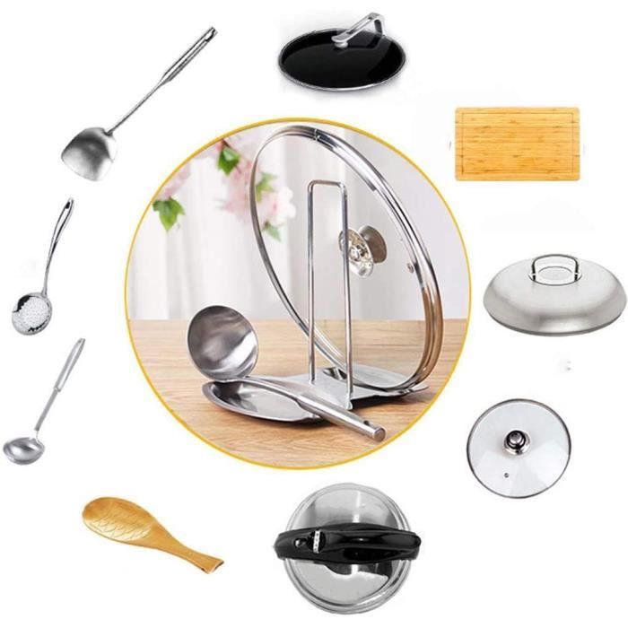 Repose-cuillère En Acier Inoxydable Design Feuille Dorée - Accessoire De Cuisine élégant Et Peu Encombrant | Organisation Ustensiles, Cuillères à Dessert