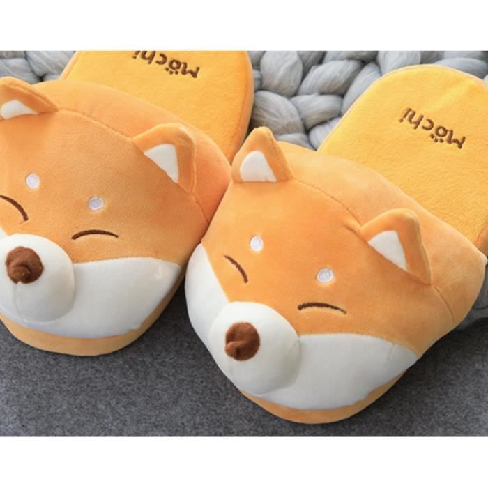 Chaussons Doudou Pattes De Canard - Mocassins Peluche Unisexes Pour La Maison