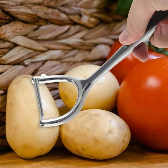 Éplucheur de fruits et légumes en acier inoxydable Éplucheur électrique de  légumes Éplucheur de fruits Éplucheur de pommes de terre - Éplucheur