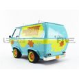Voiture Miniature de Collection - JADA TOYS 1/24 - MISTERY MACHINE Scooby Doo - With Shaggy and Scooby figures - Green / Yellow --3