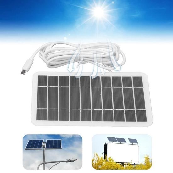 Gift-Chargeur solaire USB Polysilicium de chargeur solaire portatif de  chargeur de panneau solaire d'usb de chargeur de panneau-HUA - Cdiscount  Téléphonie