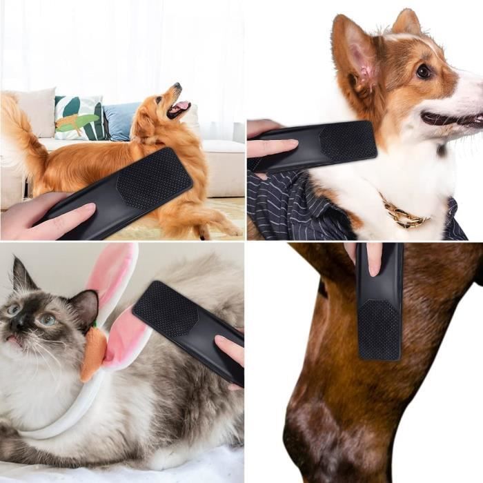 Brosse Magique 6 En 1 Pour Cheval – Caoutchouc Souple, Massage, Toilettage, Nettoyage – Convient Chiens, Bovins, Moutons