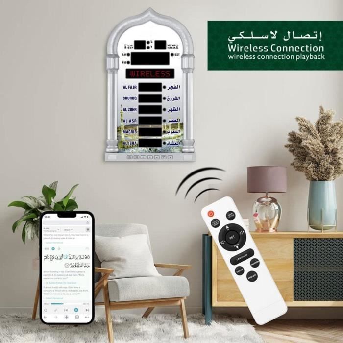 Horloge De Prière Automatique Islamique Réveil De Priere Numérique