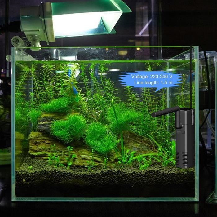 PYPABL Pompe à Air pour Aquarium 3W, Pompe à Oxygène Silencieux pour Aquarium 5L/Min, Aérateur d'Aquarium Ajustable pour Réservoir Jusqu'à 400l