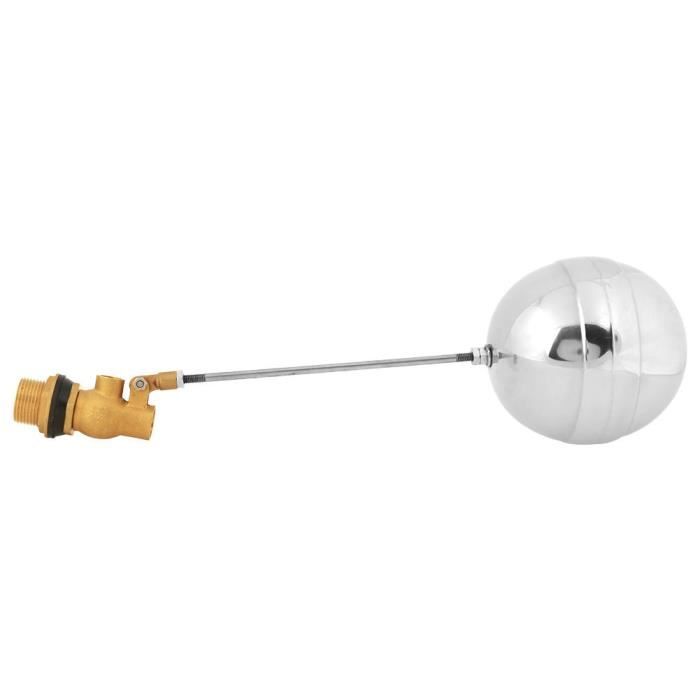 Robinet à Flotteur Automatique En Inox 304 – Vanne 1/2" à 3/4" Pour Régulation Niveau D'eau (réservoirs, Piscines, Abreuvoirs)
