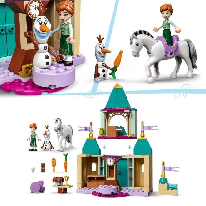 LEGO Disney Princess Les Jeux au Château d'Anna et Olaf - Reine des Neiges  - Jouet de Construction - 108 Pièces - Cdiscount Jeux - Jouets
