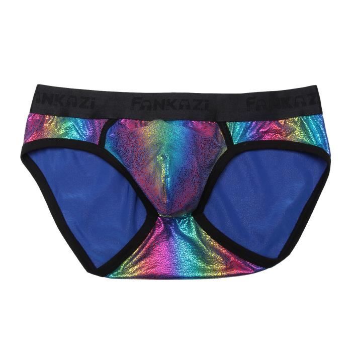 Slip homme arc en ciel en nylon decontracte grande taille respirant taille basse xiao2679 Multicolor Cdiscount Pret a Porter