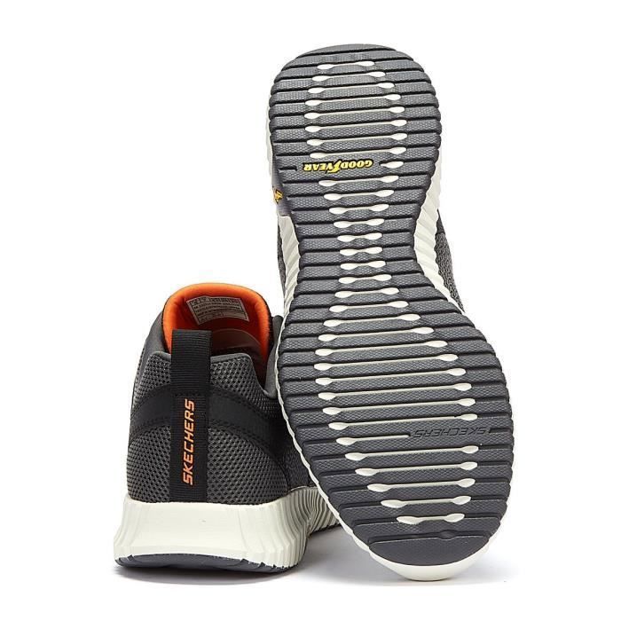 Skechers Elite Flex Prime Hommes baskets gris orange pour hommes