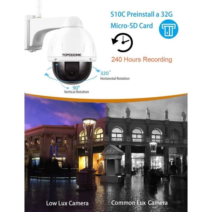 Lot De 2 Coques De Protection Pour Caméra De Sécurité Extérieure - Étanches, Anti-UV, Installation Mur/Plafond