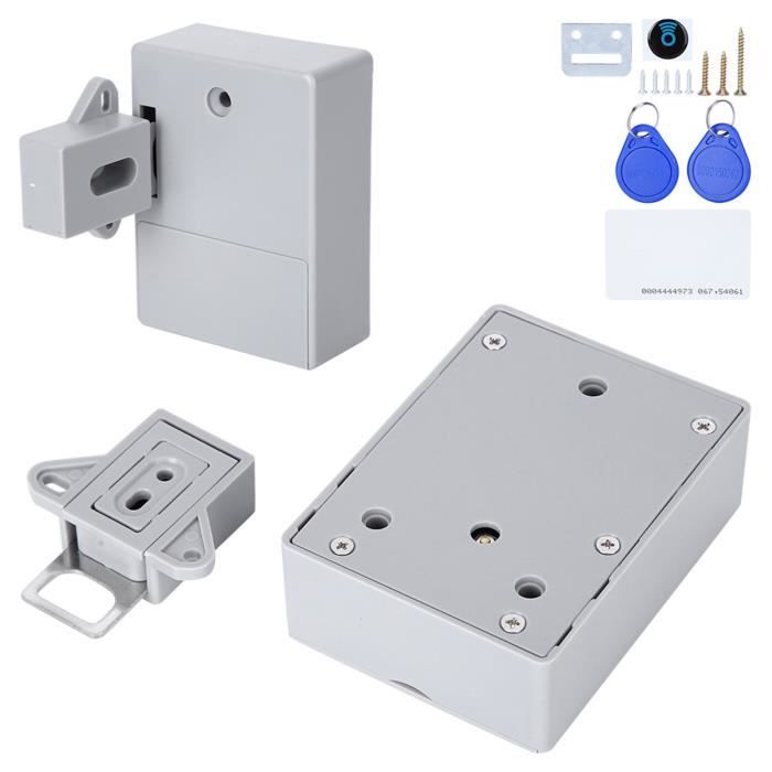 Ej.Life Ferme-porte Batterie Capteur De Carte IC Tiroir D'armoire Intelligent SmartLock DIY Serrure Numérique Cachée Invisible Sans Trou Perforé