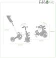 FableKids Tricycle 7in1 Enfant Tricycle Course Enfant Guidon Vélo Bébé Poussette | Guidage Parent | Porte-Gobelet | Sonnette |-5