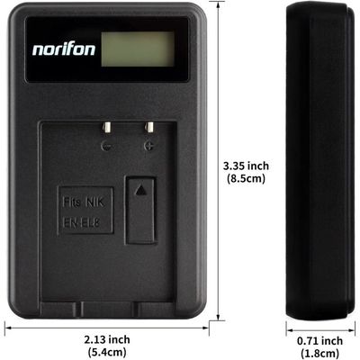 Chargeur De Batterie LCD USB Pour Appareil Photo Reflex Numérique